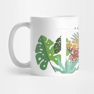 Plant Letter D Mug